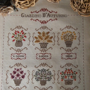 Chart GIARDINO d' AUTUNNO - Paper format or PDF on demand