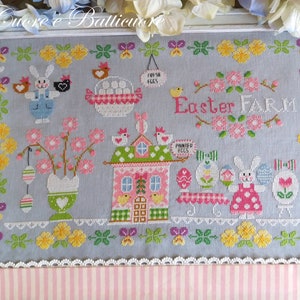 Easter Farm-schema (inclusief geschreven in het Engels, Italiaans en Frans) - Papier of PDF-formaat op aanvraag