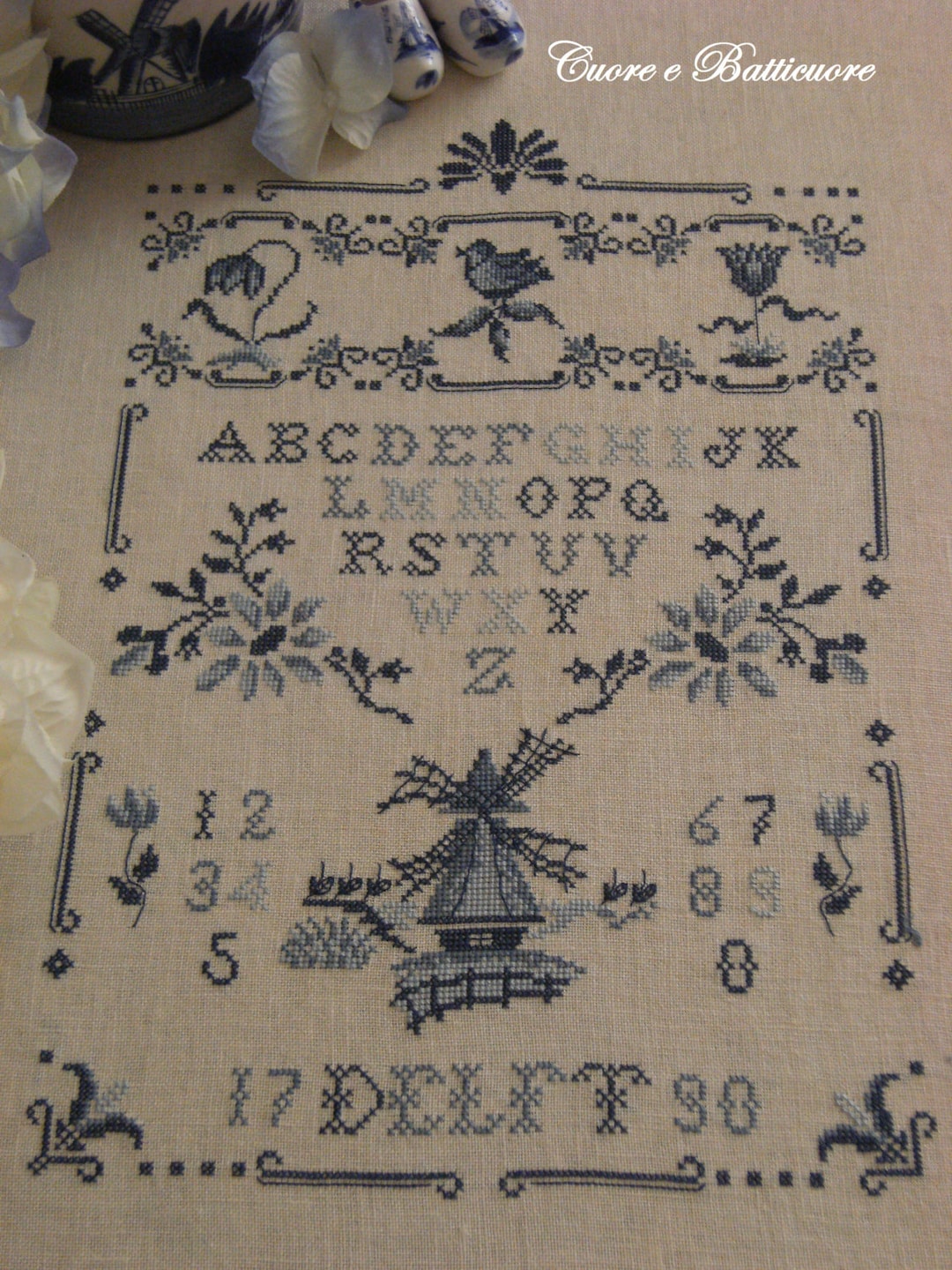 Chart - DELFT SAMPLER - Paper Format or PDF on Demand - Etsy