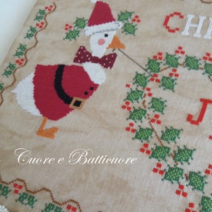 Schema Christmas is Joy Oche Nr. 1/4 Serie Advent in the Farm inglese, italiano e francese Formato cartaceo o PDF su richiesta immagine 5