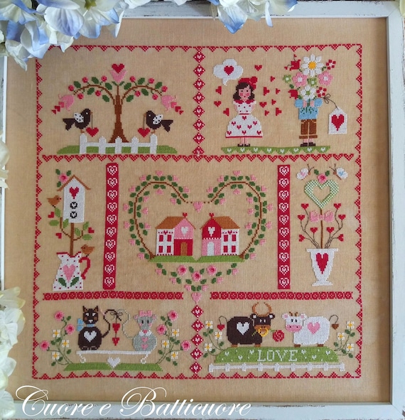 Chart Primavera D amore Paper Format or PDF on Demand Etsy Canada