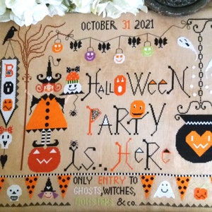Halloween Party-schema (inclusief schrijven in het Engels, Italiaans en Frans)- Papier- of PDF-formaat op aanvraag