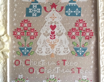 Patrón Oh Christmas Tree (incluye escritura en inglés, italiano, francés y alemán) - Formato papel o PDF bajo pedido