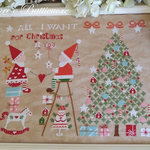 All I Want for Christmas is You-patroon (ook inclusief schrijven in het Italiaans en Frans) - Papier- of PDF-formaat op aanvraag