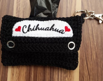 Dog poop bag dispenser Chihuahua