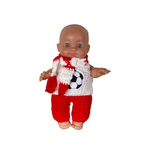 Football clothing for dolls 20 cm for football fans! Available immediately!!!