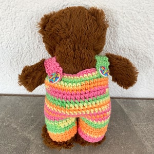 Trägerhose für Teddy 30 cm mit Teddy Bärenkleidung Bild 3