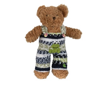 NOUVEAU cuissard à bretelles pour teddy 38-40 cm avec grenouille unique