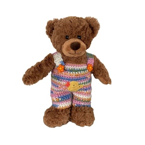 Calça babador para ursinho 30 cm com roupa de patinho!