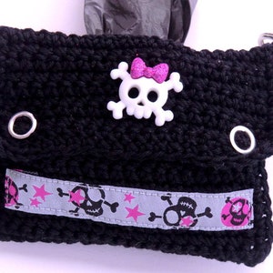 Skull - Dog Poop Bag ~ Poop Bag Dispenser