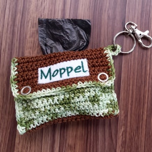 Dog poop bag ~ Poop bag dispenser with name No. 6