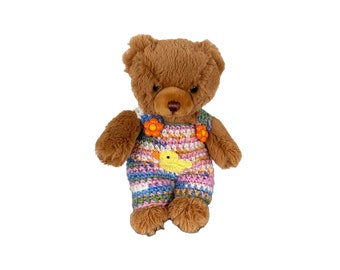 Cuissard pour teddy 20 cm ou peluche singe 20 cm avec habit d'ours caneton !