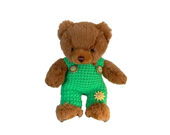 Bib pants for teddy 20 cm or plush monkey 20 cm with sun bear clothing!