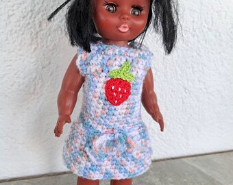 Sweet dress for standing dolls 27 cm with strawberry available immediately !!!