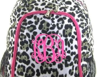 cheetah print nfinity backpack