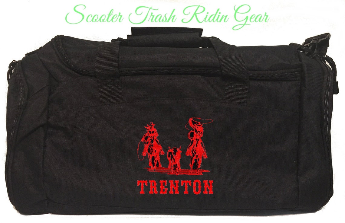 Personalized Team Roper Roping Rodeo Small Duffle Bag With Etsy