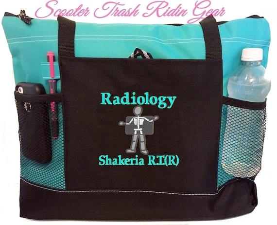 Personalized Radiology Technician Rad Tech Stethoscope Tote Bag - More Colors - monogrammed embroidered NEW