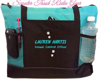 Personalized Animal Control Officer Tote Bag - More Colors - monogrammed embroidered NEW