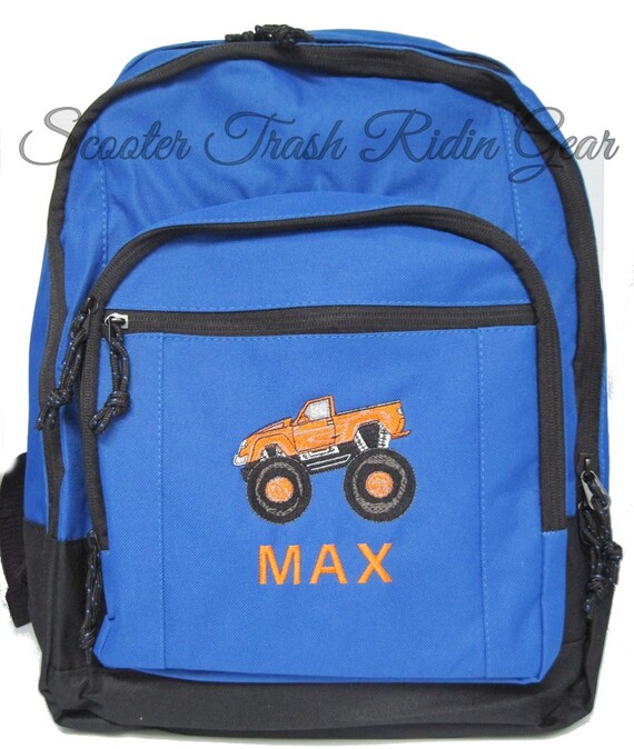 monster jam bookbag