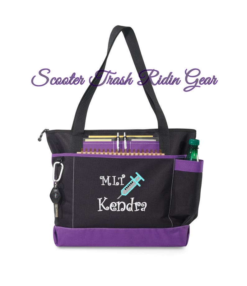 Free Shipping Personalized Med Lab Tech Tote Bag More Etsy