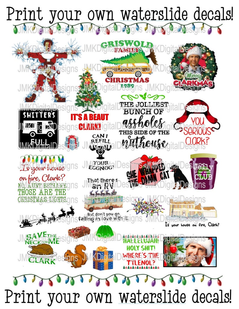 Download Griswold Family Vacation Print your own waterslide-SVG/PNG ...