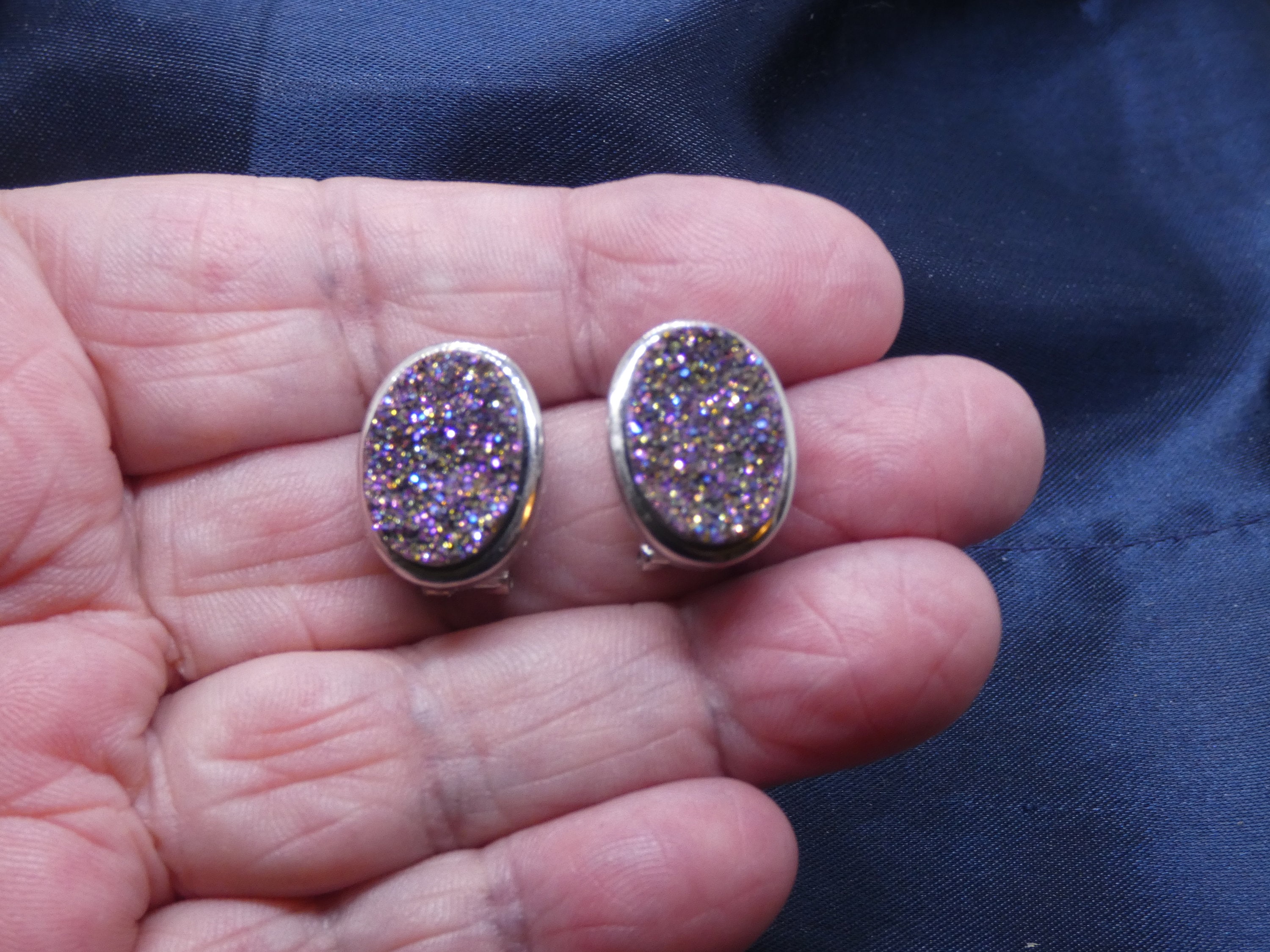 Druzy Quartz Earring Etsy Canada