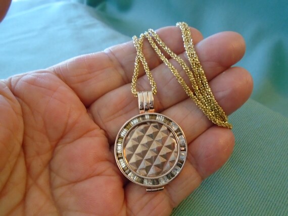 overdrijving oneerlijk Dijk Mi MONEDA Stud Grace Swarovski Small Sterling Silver Pendant - Etsy