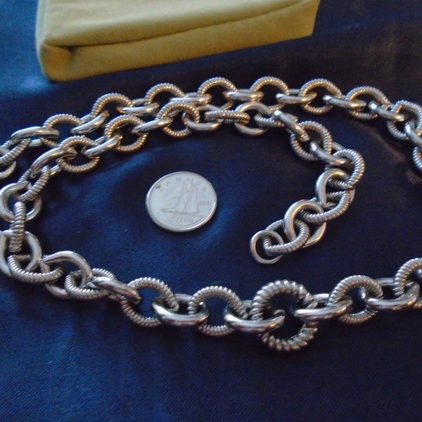Judith Ripka Cable Chain 10mm and 100g & 20" 925 Sterling Silver Necklace