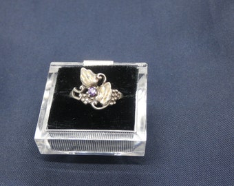 Carolyn Pollack Carlisle Gold Accent Amethyst 925 Silver Ring (9)