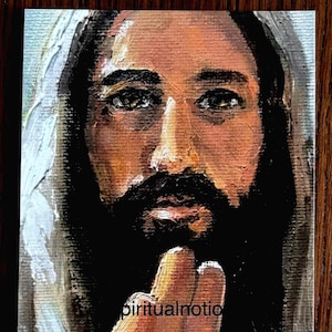 Healing Jesus Sacred Art for Christian Homes : “The Power of God” Print-Christian Wall Decor, Healing Gift, Dorm Art, Jesus picture