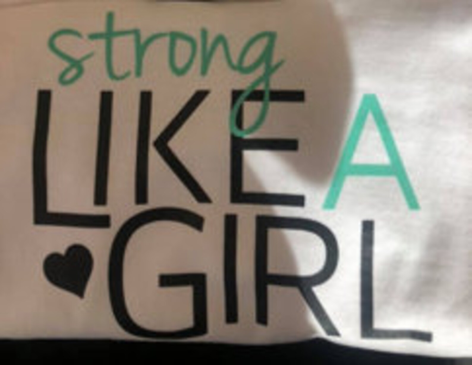 Strong Like A Girl camiseta de manga larga Etsy