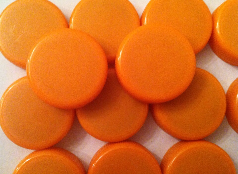 Orange Gatorade Bottle Lids Etsy