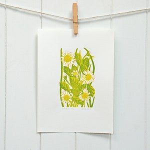 Buttercup Art print, Buttercup Linocut Print, Buttercup Limited Edition Linocut Print image 9