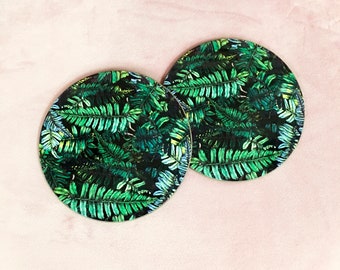 Fern green - Plants Drawings - 9 cm Round Coasters