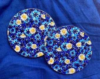 Cornflower and Camomile- coasters