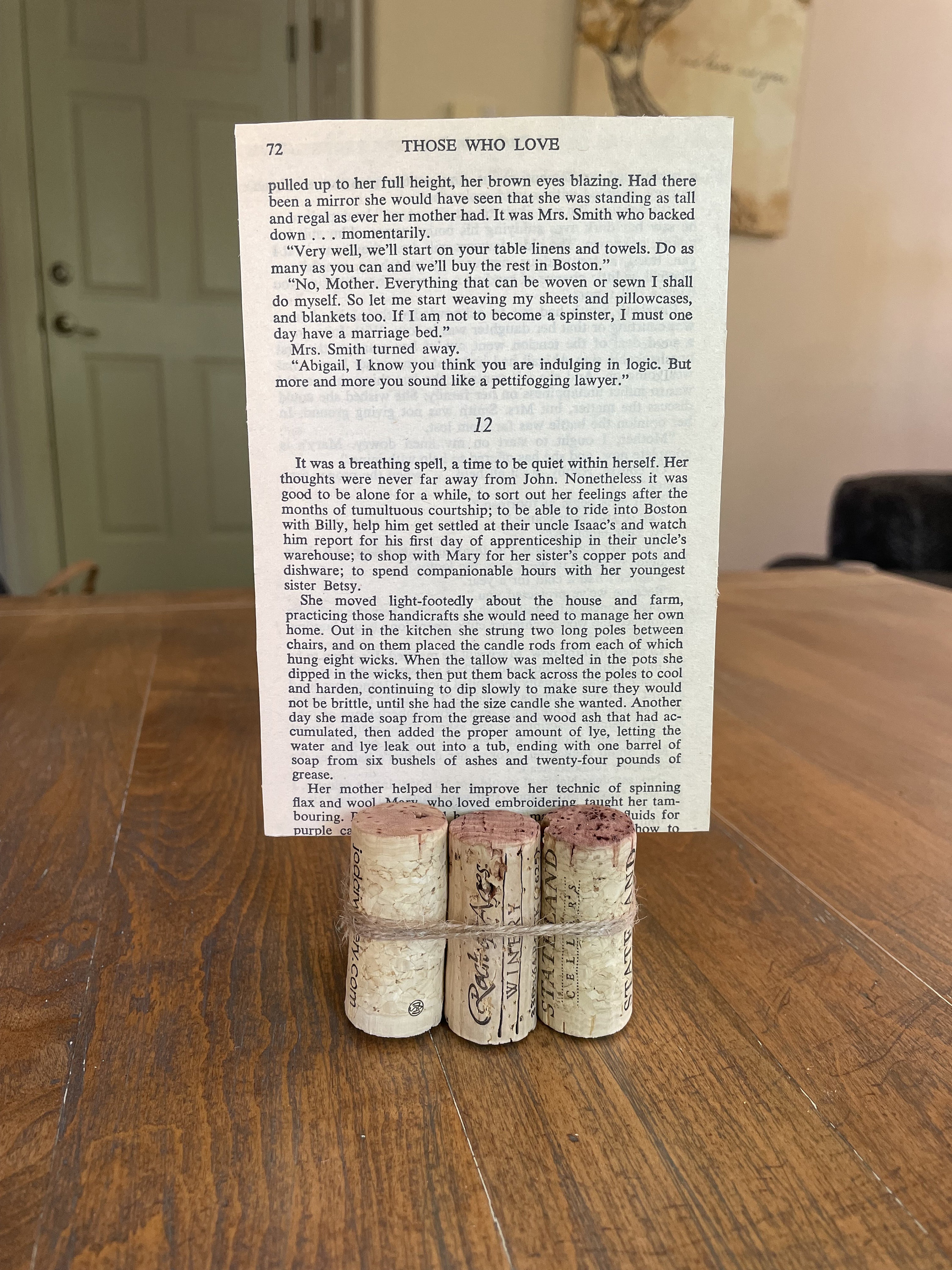 CUSTOM Book Page Table Numbers for Weddings and Events - Etsy