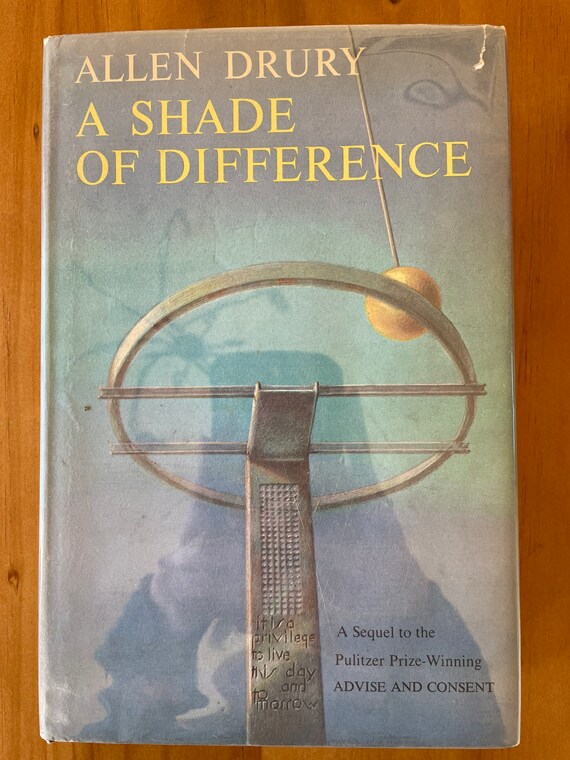 A Shade of Difference by Allen Drury 1962 Etsy