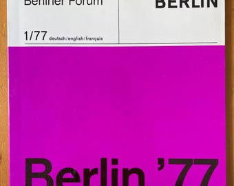 Berlijn '77 van het Berliner Forum