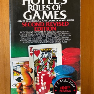 Hoyle&#39;s Rules of Games, Second Revised Edition by Albert H. Morehead and Geoffrey Mott-Smith, 1983