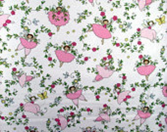 Believe fabric from Blend, Pink fairies