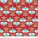 Apple of My Eye Floral Red by the Quilted Fish for Riley Blake