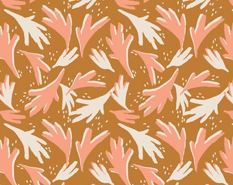 Freckled Leaves from Terra Kotta Capsule for Art Gallery Fabrics