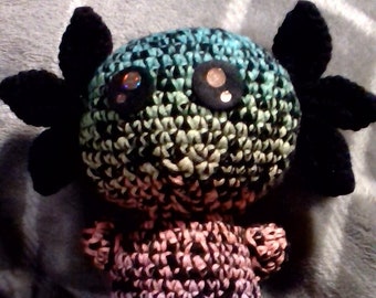 Dark Rainbow Axolotl