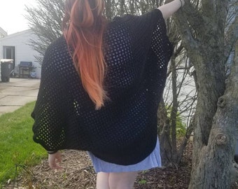 Black Cocoon Shrug