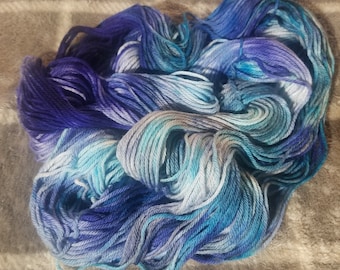 Hand-Dyed DK Weight 100% Superwash Merino Yarn-- Cosmic Occurrence