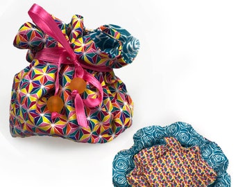 Jewelry Pouch with Pockets // Jewelry Organizer // Drawstring Jewelry Pouch //Travel Jewelry pouch // Jewelry Drawstring Pouch with Pockets