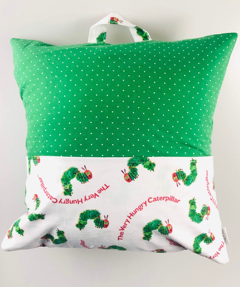 Kids Reading Cushion Pocket Reading Pillow Hungry Etsy