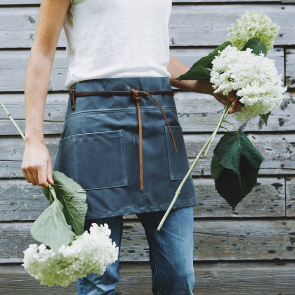 Waxed Canvas Apron, Canvas Apron, Waxed Apron, Waxed Canvas, Waxed Canvas Fabric, Artist Apron, Apron