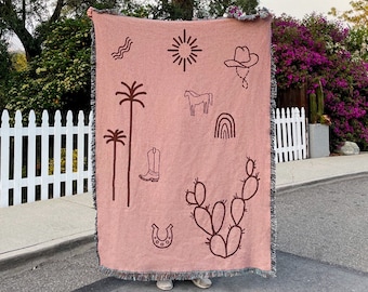 Woven Throw Blanket / Out West