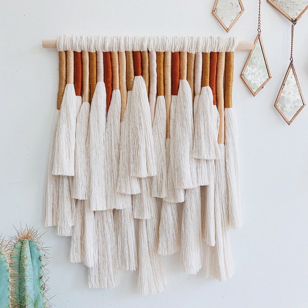 mariposa / macrame wall hanging